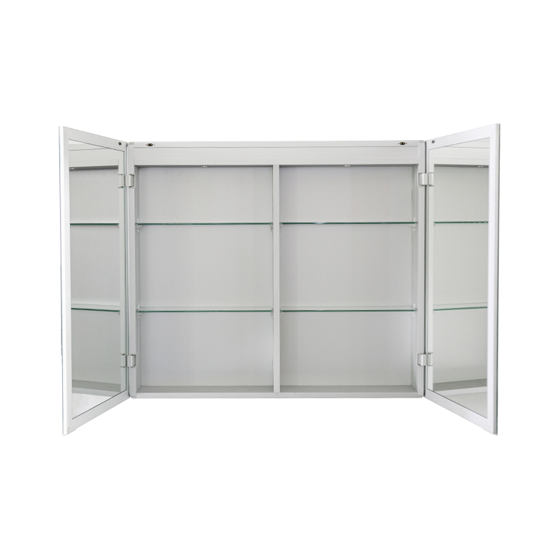 ตู้กระจกเรืองแสงสองประตูอัจฉริยะพร้อมสวิตช์แม่เหล็ก ตู้กระจกเรืองแสงสองประตูอัจฉริยะพร้อมสวิตช์แม่เหล็ก