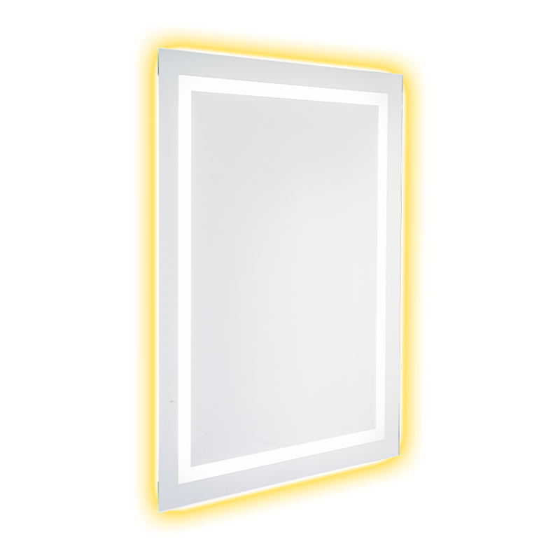 กรอบอลูมิเนียม LED Smart Dimming Defogging Backlit กระจกห้องน้ำ กรอบอลูมิเนียม LED Smart Dimming Defogging Backlit กระจกห้องน้ำ