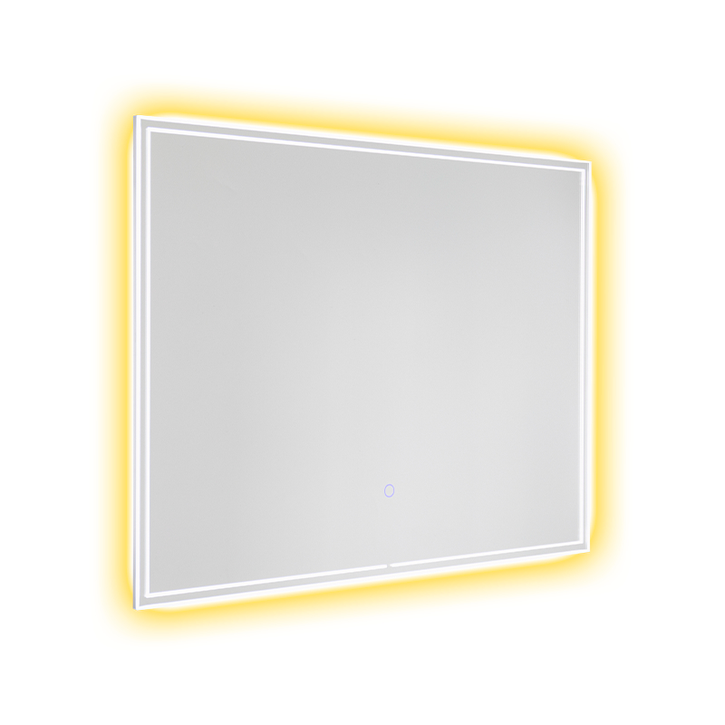 กรอบอลูมิเนียม LED Smart Dimming Defogging Backlit กระจกห้องน้ำ กรอบอลูมิเนียม LED Smart Dimming Defogging Backlit กระจกห้องน้ำ