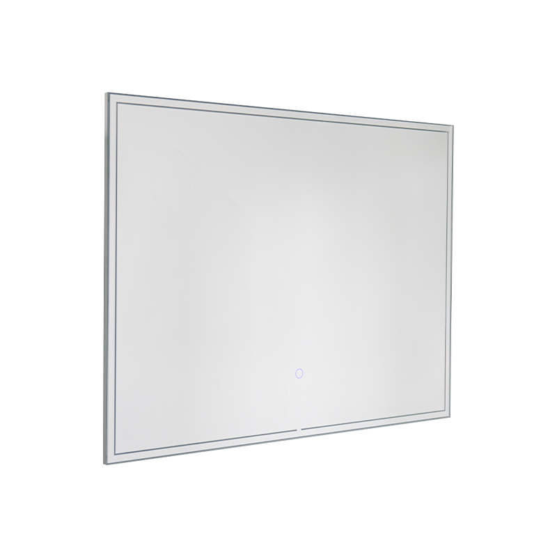 กรอบอลูมิเนียม LED Smart Dimming Defogging Backlit กระจกห้องน้ำ กรอบอลูมิเนียม LED Smart Dimming Defogging Backlit กระจกห้องน้ำ